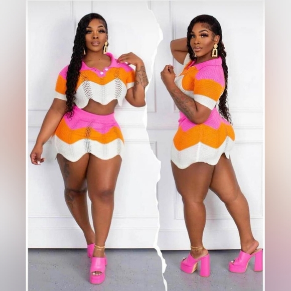 Pink Knit Set - Picture 3 of 3